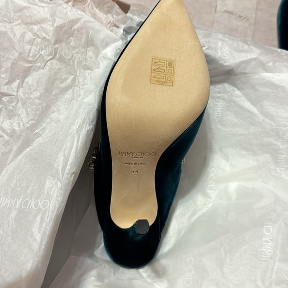 JIMMY CHOO
Bing Crystal-Embellished Velvet Mules - Picture 6 of 8